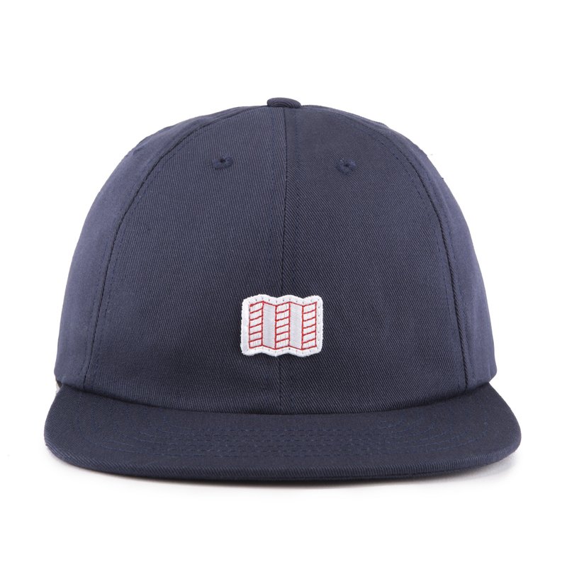 MINI MAP HAT 鴨舌帽 棒球帽 - 帽子 - 尼龍 藍色