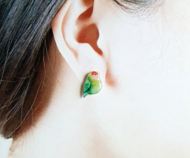 lovebird earrings