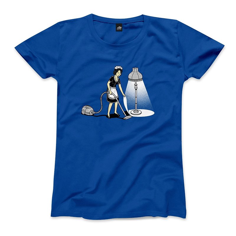 Light Lift Lil - Royal Blue - Female T-shirt - Women's T-Shirts - Cotton & Hemp Blue