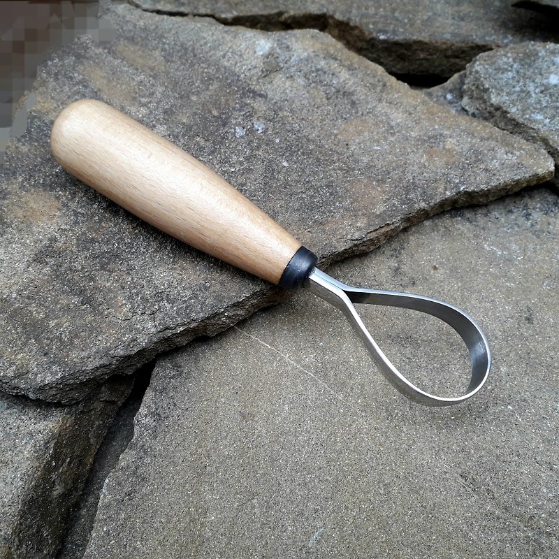 Spoon carving tool. Tear Drop. - ชิ้นส่วน/วัสดุอุปกรณ์ - โลหะ 