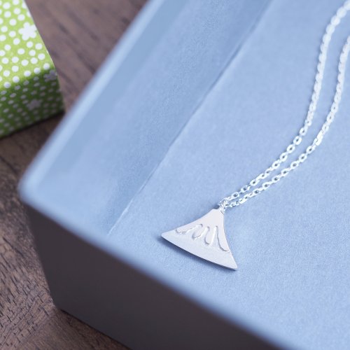 Mount Fuji miniature necklace Silver 925