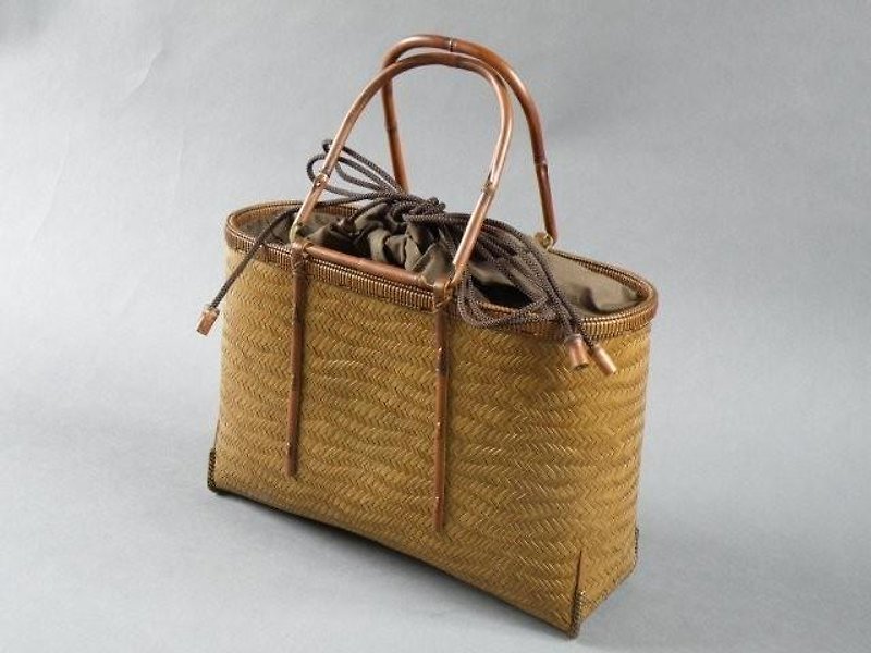 Wave Ajiro bag - กระเป๋าถือ - ไม้ไผ่ 