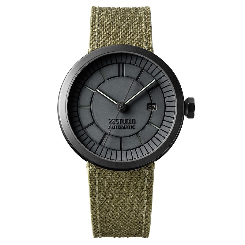 Concrete Sector Watch 43mm Automatic Field Edition - นาฬิกาผู้ชาย - ปูน สีเขียว