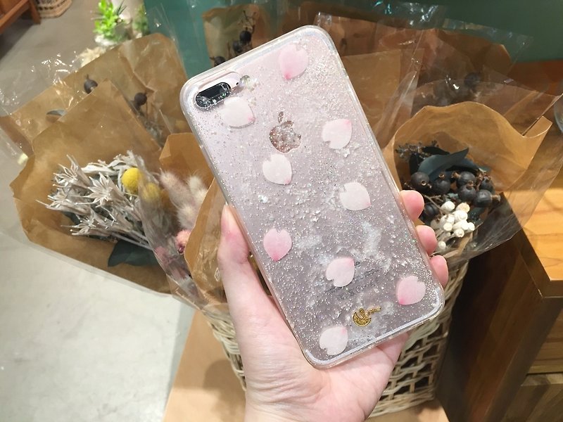 CRYSTAL BLOSSOM - PHONE CASE / CLEAR - Phone Cases - Plastic Transparent