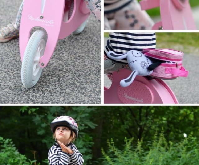 フランス Janod】バランスバイクシリーズ - ピンクのレディモペッド