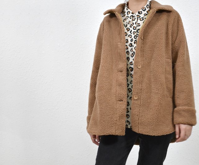 BOBBIE SHEARLING JACKET ラテ ポーラーフリース ラムウール サーマル