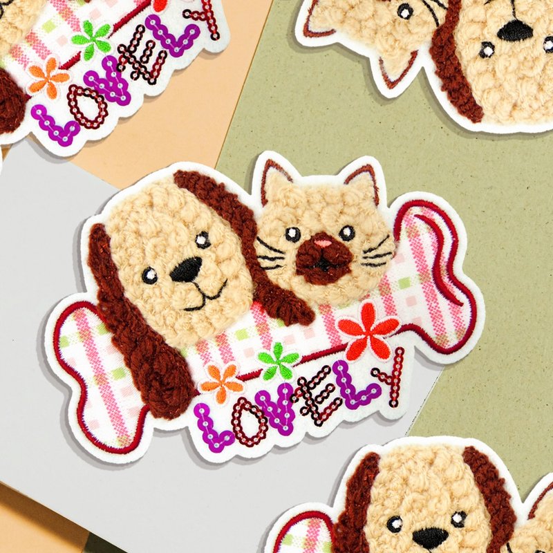 【刺繡布貼】Q毛萌寵拼布 - 其他 - 繡線 