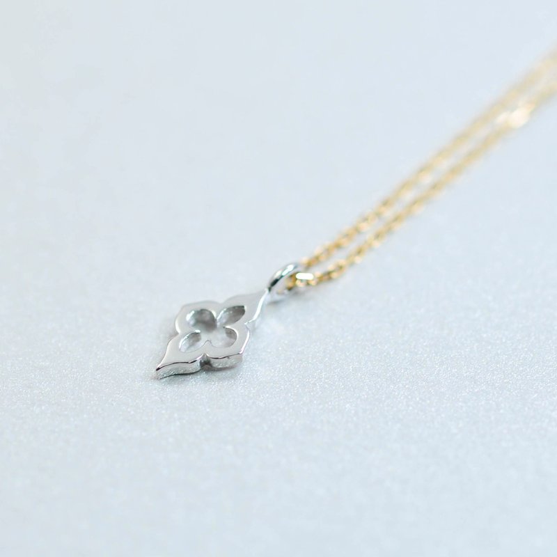 Pt950×Chain K18YG　Petit Mirage -Small- - 項鍊 - 其他金屬 金色