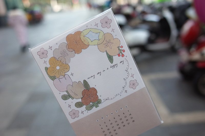 30 pieces of flowery notes 8×12cm every day - กระดาษโน้ต - กระดาษ หลากหลายสี