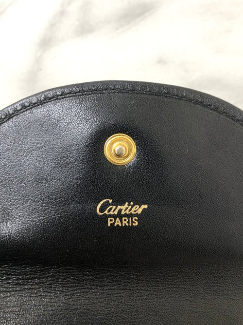 日本直送 名牌中古包 】Cartier カルティエ パンテール レザー コイン