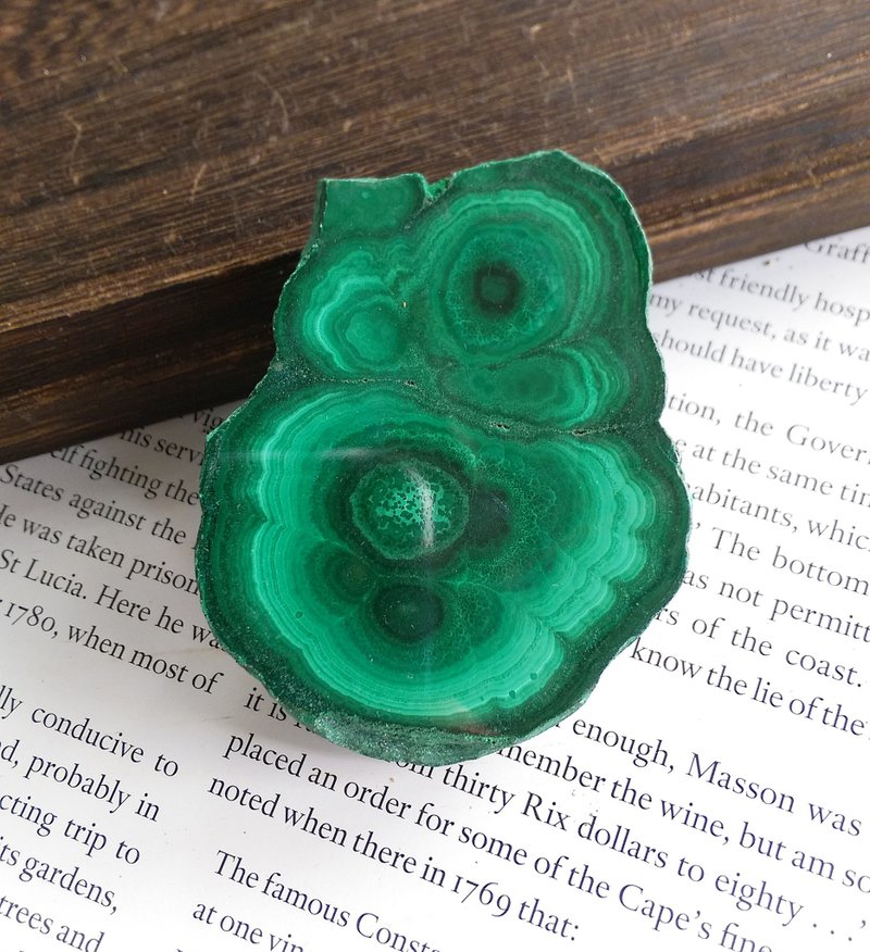 Malachite  剛果產地 孔雀石 打磨片 天然礦石 原礦 - Items for Display - Other Materials 