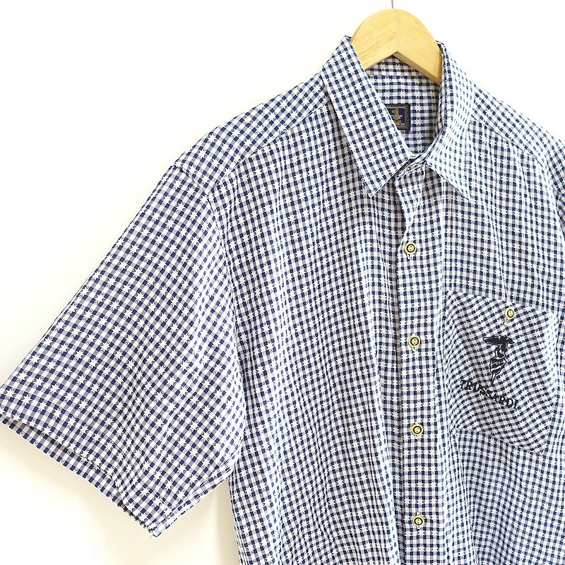 │Slowly│Alo-vintage shirt│vintage.Retro.Art - Men's Shirts - Polyester Multicolor