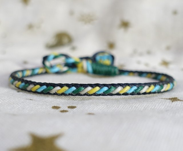 THIN ROPE String Bracelet, Surfer Bracelet, Braided Bracelet, Rope