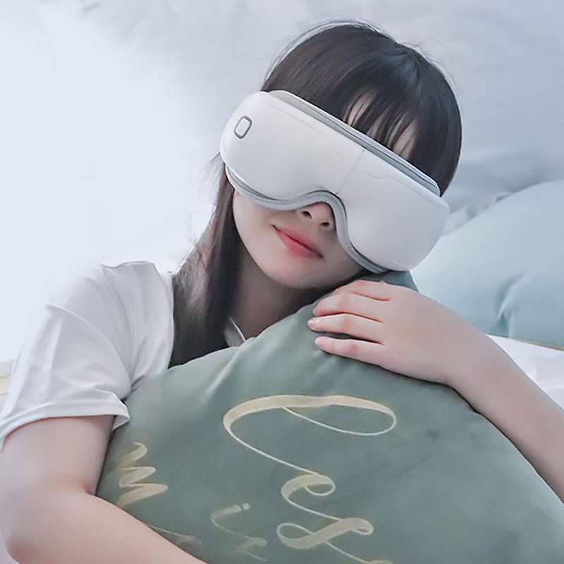 [Mother's Day Gift] 5C Hot Compress Eye Mask - Petty Fund/Hot Compress Eye Mask/Eye Massage - Other Small Appliances - Plastic White