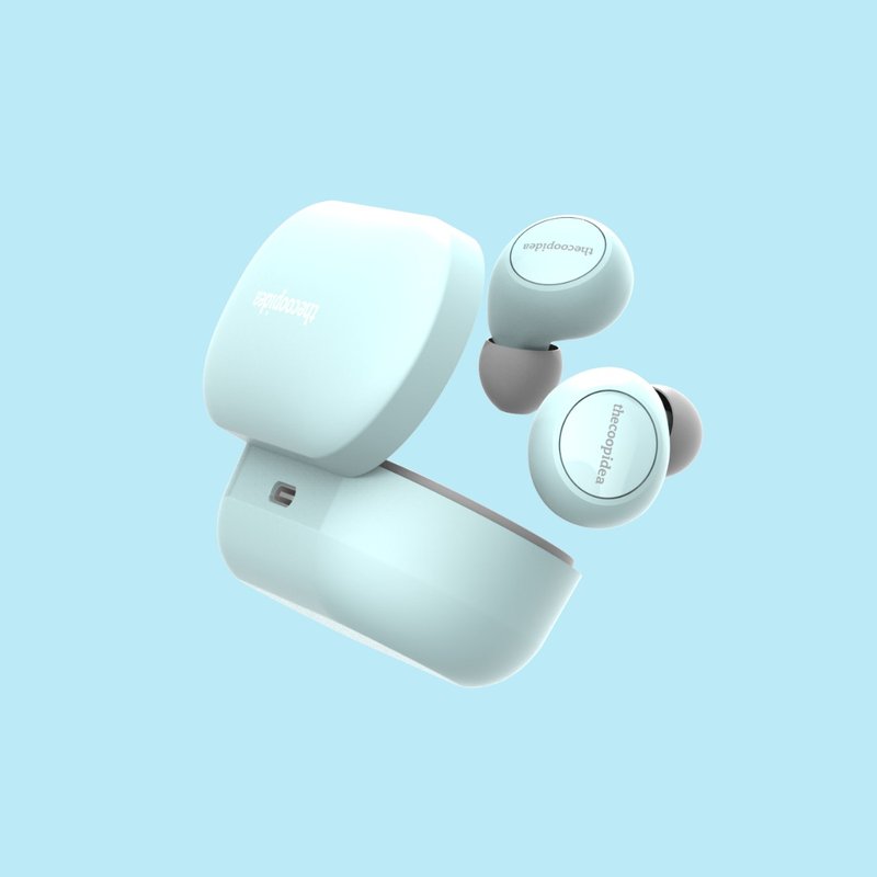thecoopidea CANDY 真無線藍芽耳機 | 湖水藍 - airpods/耳機保護套 - 其他材質 