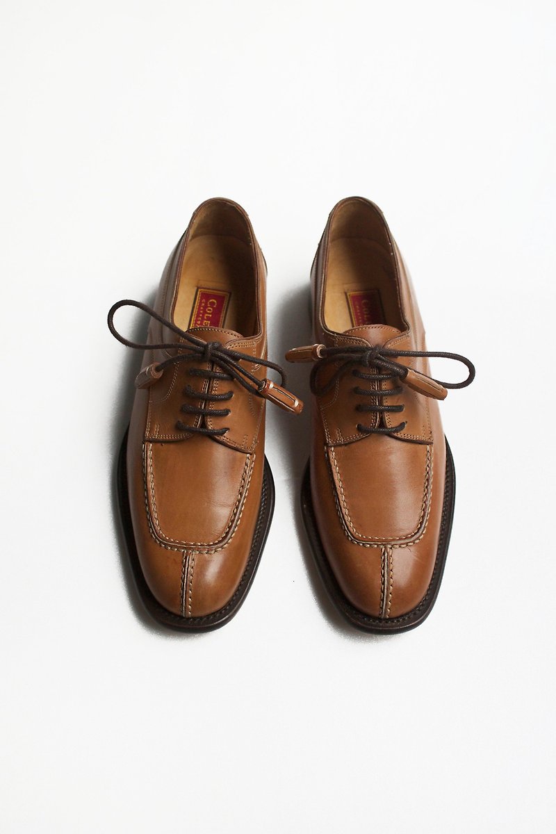 80s Italian shoes made little guy | Cole Haan Norwegian Shoes US 5.5B EUR 3536 - รองเท้าลำลองผู้หญิง - หนังแท้ สีส้ม