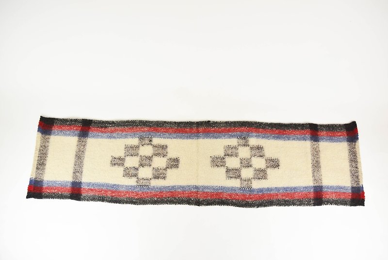 Geometric wool blanket _ _ _ fair trade - Blankets & Throws - Wool Multicolor