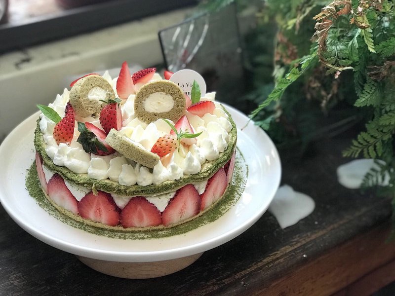 抹茶開心果椰香fraisier 實作課程 - 烘焙/烹飪/料理 - 新鮮食材 