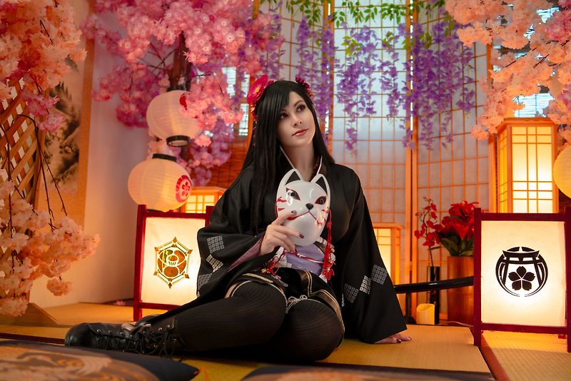 Tifa Exotic dress kimono cosplay costume from Final Fantasy 7: Remake - 其他 - 其他材質 多色