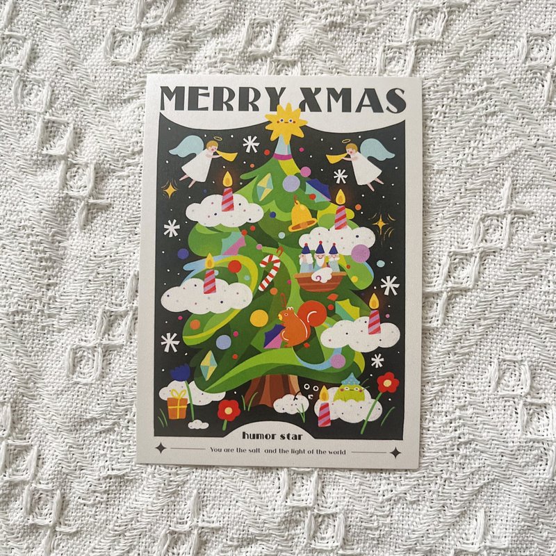 幽默之星聖誕卡 真•聖誕 - 卡片/明信片 - 紙 