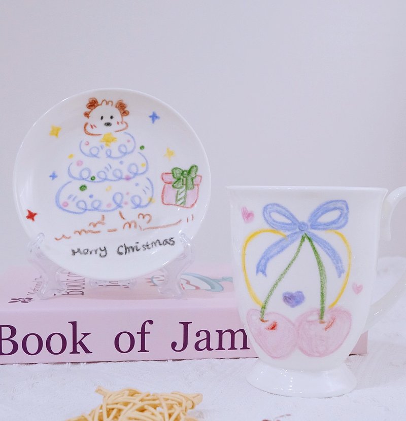 【体験】陶器クレヨン絵付け - 陶芸教室・吹きガラス - その他の素材 