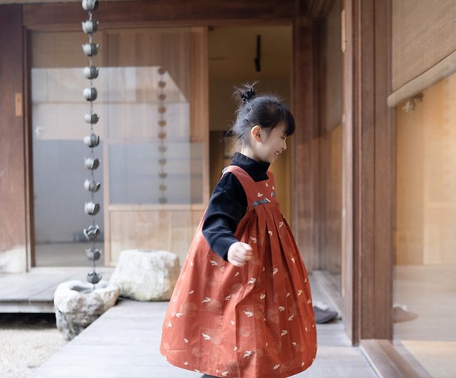 山と月 中国刺繍 伝統的な正月服 スクエアカラー 韓服スカート