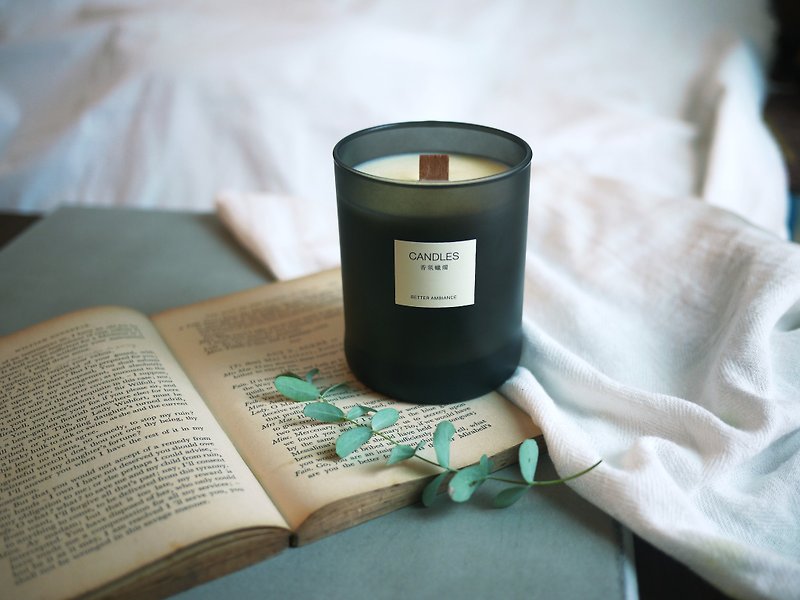 Good atmosphere | Tranquil black scented candle 300ml - Fragrances - Glass Black