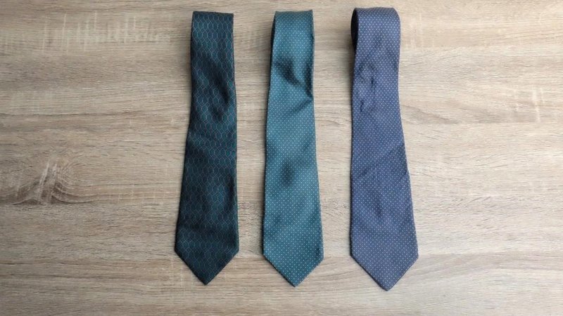 復古點線型真絲領呔 - 領帶/領帶夾 - 絲．絹 多色