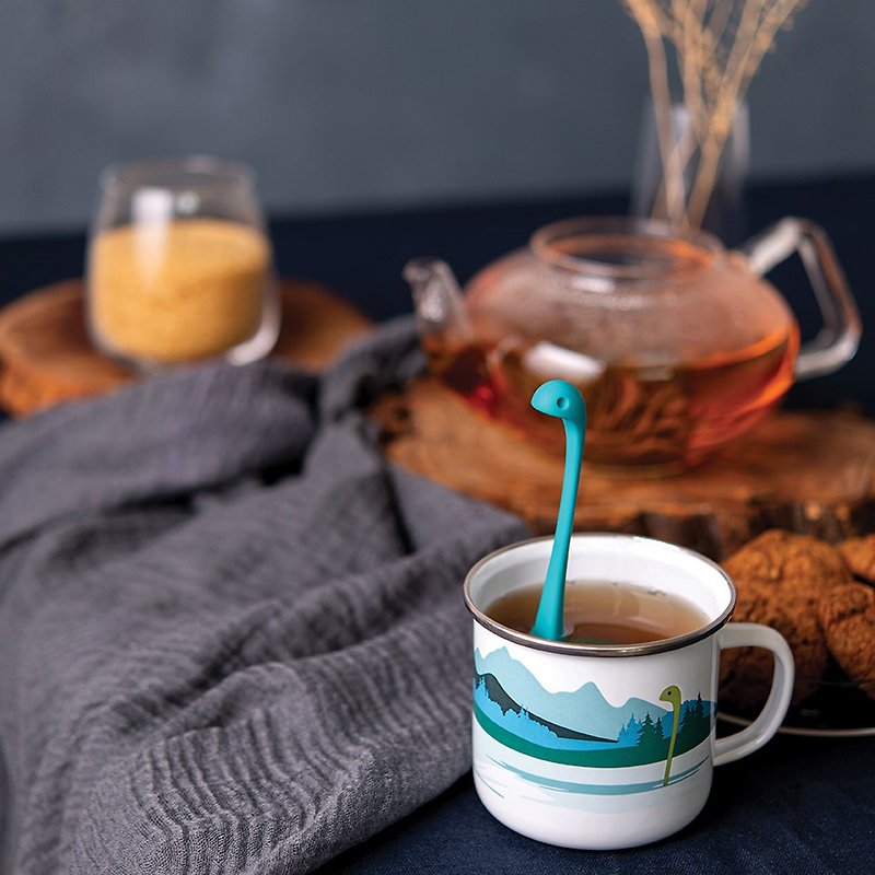 OTOTO 尼斯寶寶-沖泡琺瑯杯組 兩色 - 茶具/茶杯 - 不鏽鋼 藍色
