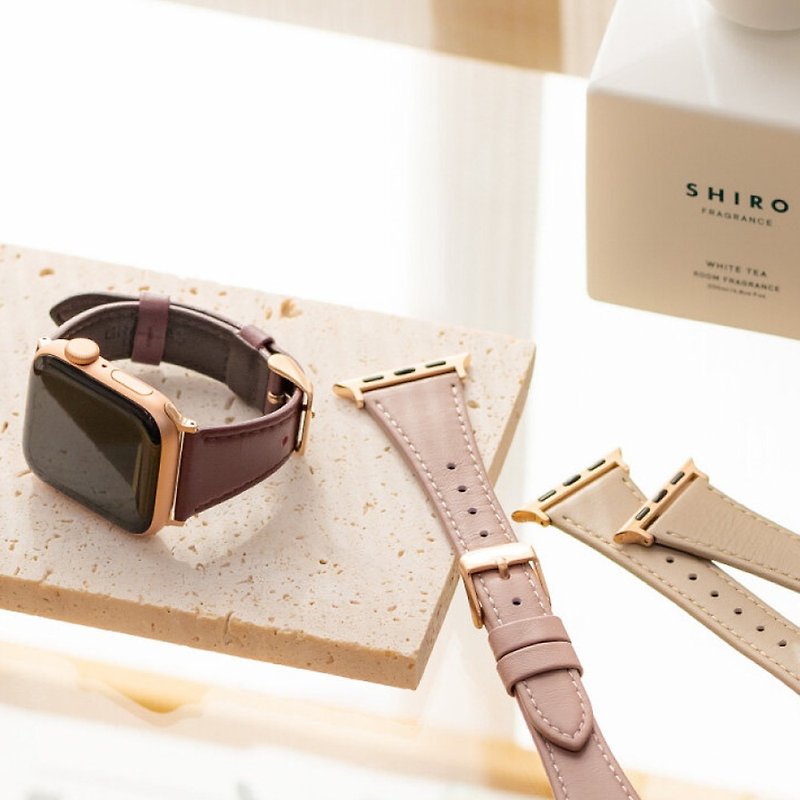 Originate Genuine Leather Watchband for Apple Watch 42/44/45/49mm - Watchbands - Genuine Leather Khaki