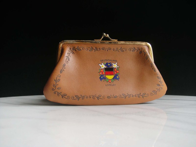 【OLD-TIME】Early second-hand German brand retro wallet - Coin Purses - Other Materials Multicolor