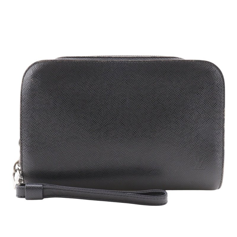 【日本直送】ルイ・ヴィトン LOUIS VUITTON バイカル セカンドバッグ M30182 タイガ アルドワーズ 黒 VI0094 メンズ【中古】 - 手拿包 - 真皮 黑色