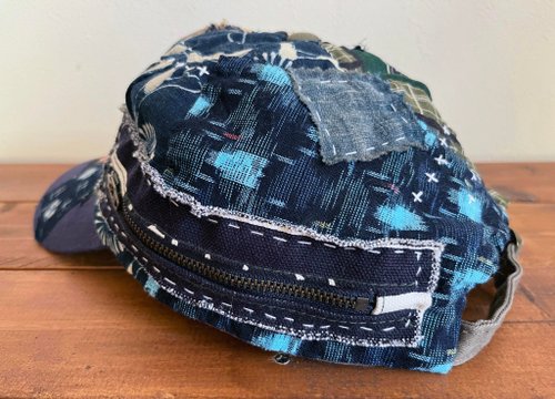 KAPITAL ボロキャップ パッチワーク 帽子