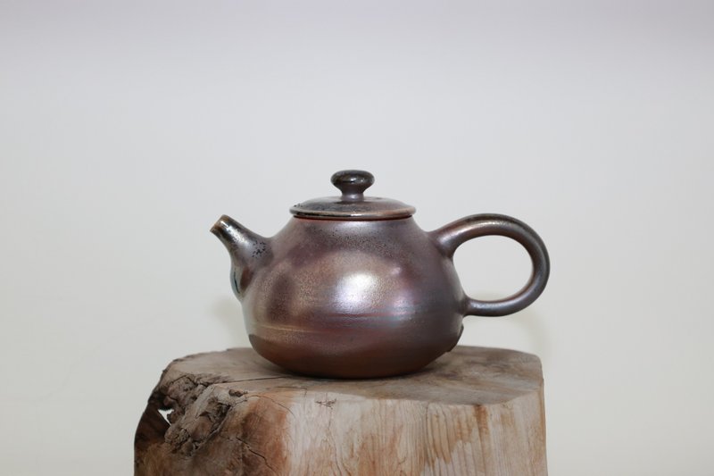 柴燒正把茶壺/200ml/瀧間拾光 - 茶壺/茶杯/茶具 - 陶 