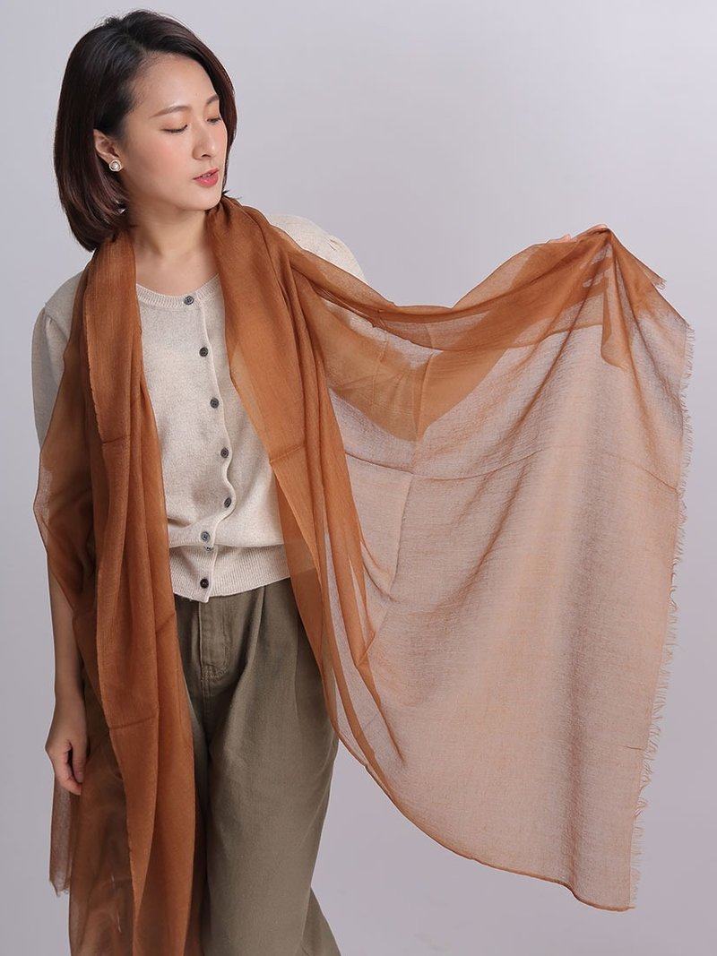 PASHMINA RING SHAWL - ผ้าพันคอถัก - ขนแกะ 