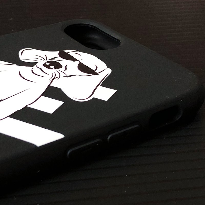 The dachshund wiener Iphone case - เคส/ซองมือถือ - ซิลิคอน สีดำ