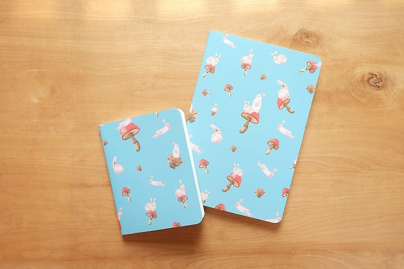 Notebook set : Rabbit in the Space (set of 2) - Notebooks & Journals - Paper Blue