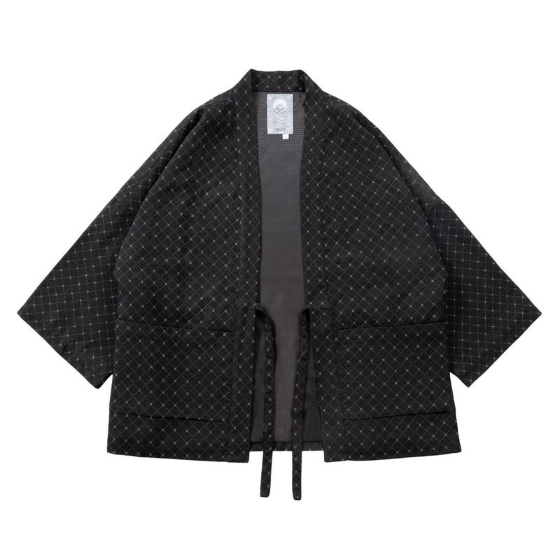 S-CrestTaiwan | Japanese-Style Handmade Kimono Jacket: KUSABI - เสื้อโค้ทผู้ชาย - ผ้าฝ้าย/ผ้าลินิน 