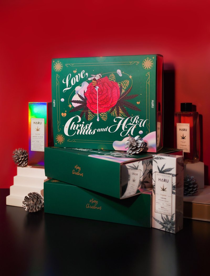 [Lover Gift Box] Marijuana Rose Blazing Love Gift Box - สินค้าผู้ใหญ่ - สารสกัดไม้ก๊อก 