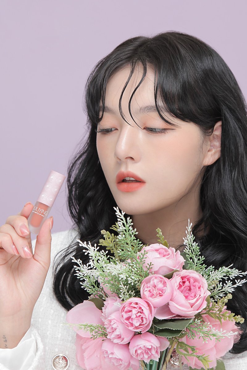 FreshO2 x Liu Liying Co-branded Soft Mist Petal Air Lip Clay (1.5g) Lightweight and unburdened - Lip & Cheek Makeup - Plastic Pink