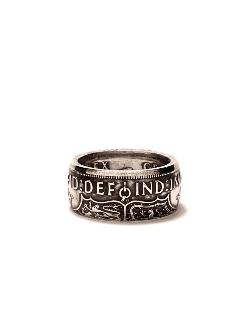 England Half Crown coin ring (King George VI) - แหวนทั่วไป - โลหะ 