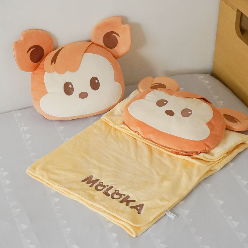 MOLOKA | Styling pillow blanket 15-inch lunch break air-conditioned quilt soft pillow blanket - หมอน - ผ้าฝ้าย/ผ้าลินิน หลากหลายสี