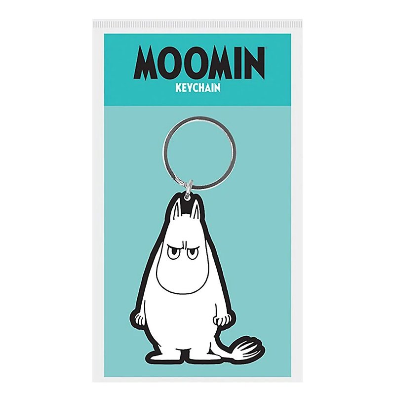 【Moomin】upset expression keychain/moomin - ที่ห้อยกุญแจ - ยาง หลากหลายสี