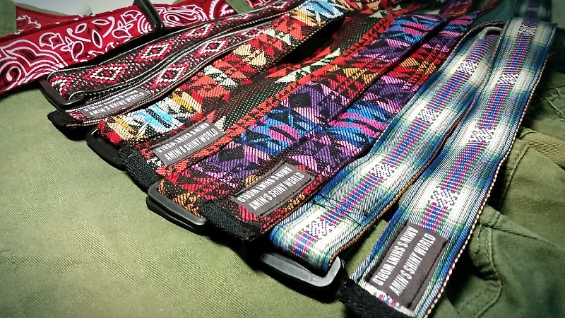 AMIN'S SHINY WORLD handmade custom design canvas belt canvas bicyclic, Jieke other customized colors - Belts - Cotton & Hemp Multicolor