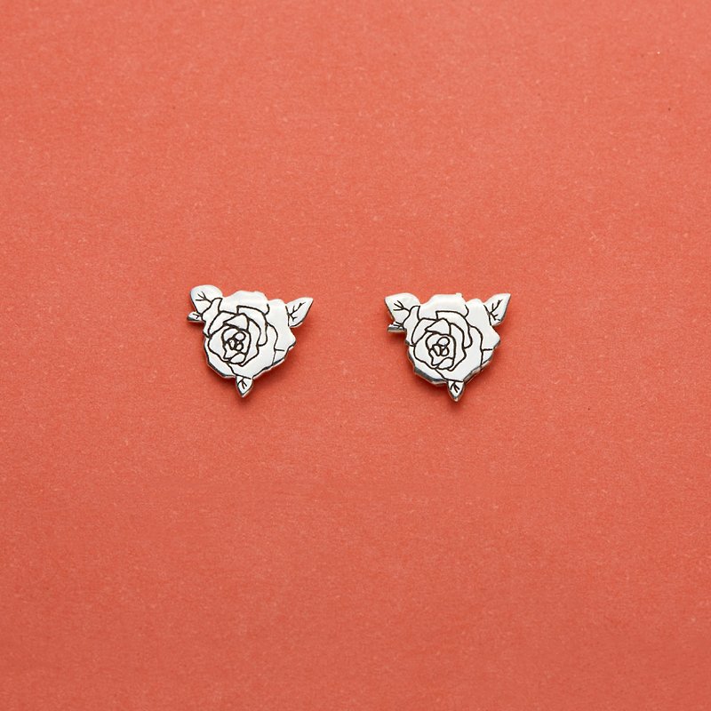 Erring Rose - Earrings & Clip-ons - Sterling Silver 