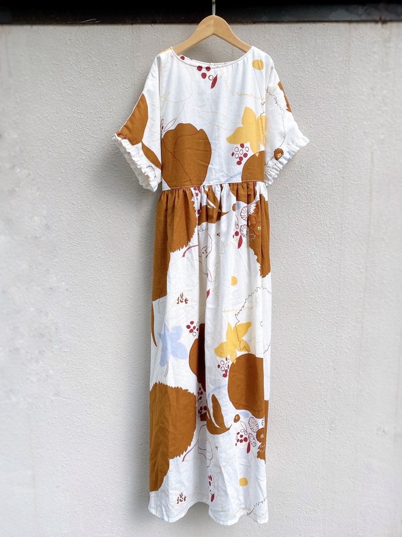 伊藤華爾滋 咖 - 森林系俐落洋 - 洋裝/連身裙 - 棉．麻 