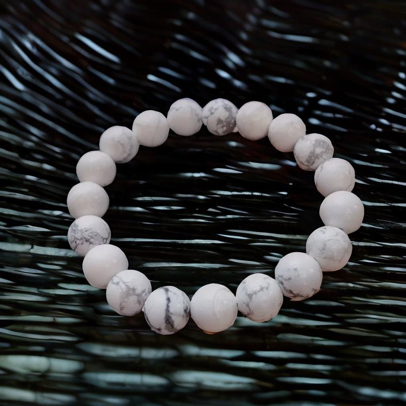 聚財之石 | 全美天然白松石手鍊 | 天然白松石 | 送禮 - 手鍊/手鐲 - 水晶 白色