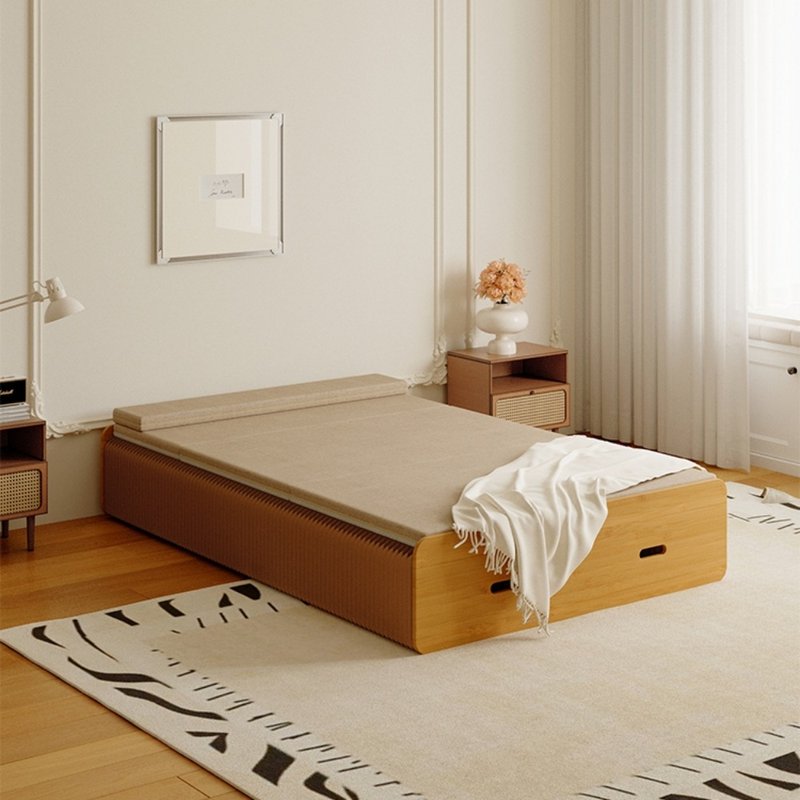 Ice silk dual-purpose organ bed - เฟอร์นิเจอร์อื่น ๆ - กระดาษ สีนำ้ตาล