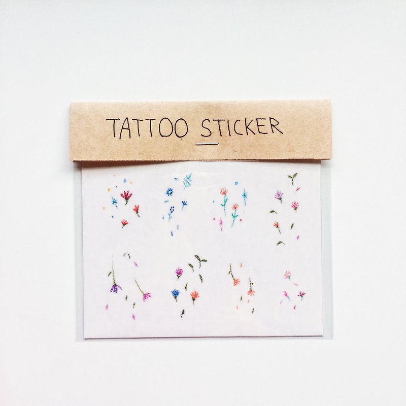 Flutter Tattoo Sticker - สติ๊กเกอร์แทททู - กระดาษ หลากหลายสี