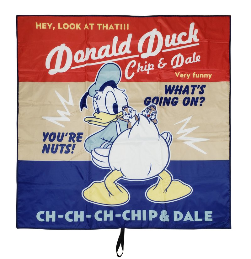 Disney Donald Duck 防水野餐墊 - 野餐墊 - 聚酯纖維 多色